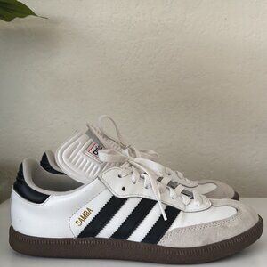 Adidas Samba Classic Mens Size 7 Shoes White Black